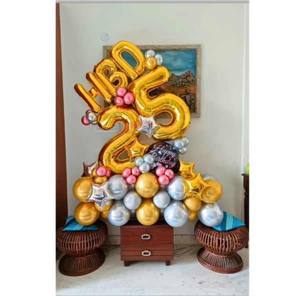 25th Birthday Marquee Decoration