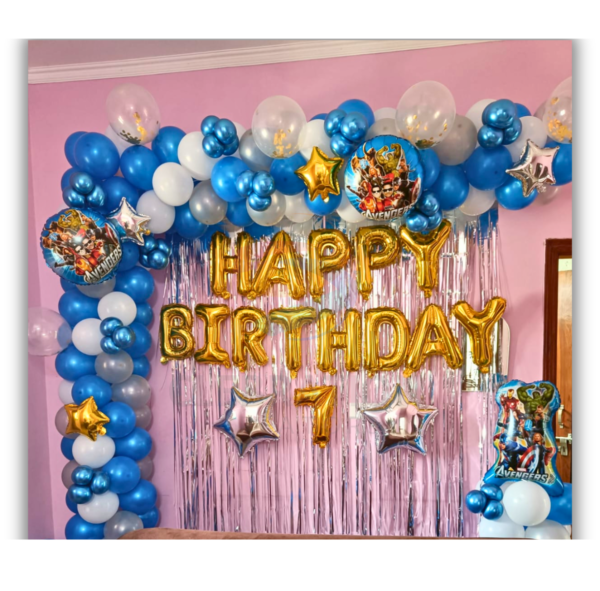 Avengers Birthday Theme Decor