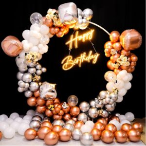 Rose Gold Elegance Ring Birthday Decor