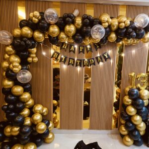 Golden Birthday Decor