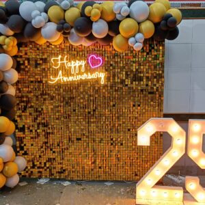 Golden Anniversary Sequins Decor
