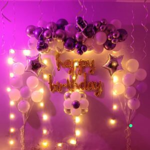 Purple Balloon Decor