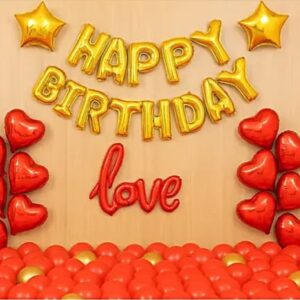 Golden Theme Birthday Decor